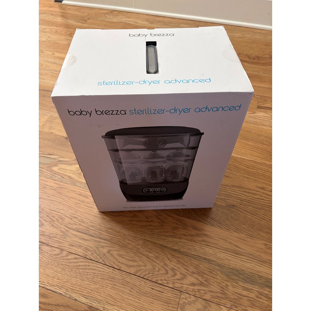 Baby Brezza Sterilizer Dryer Advanced Electric Steam Bottle Sanitizer Black